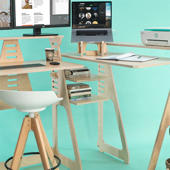 2x Wing Shelves - - Work From Home Desks