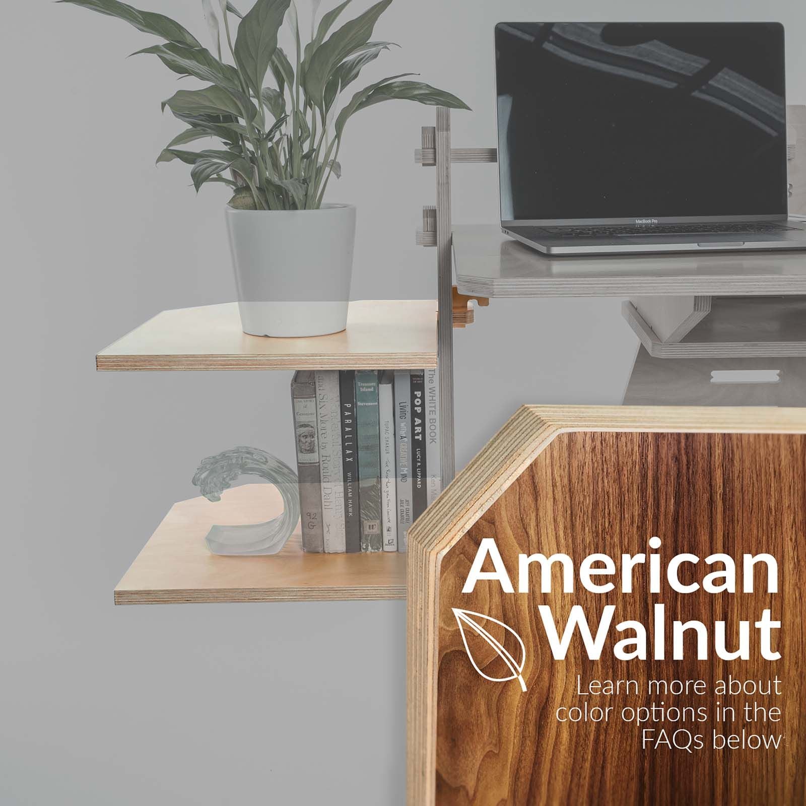 2x Wing Shelves - - Work From Home Desks