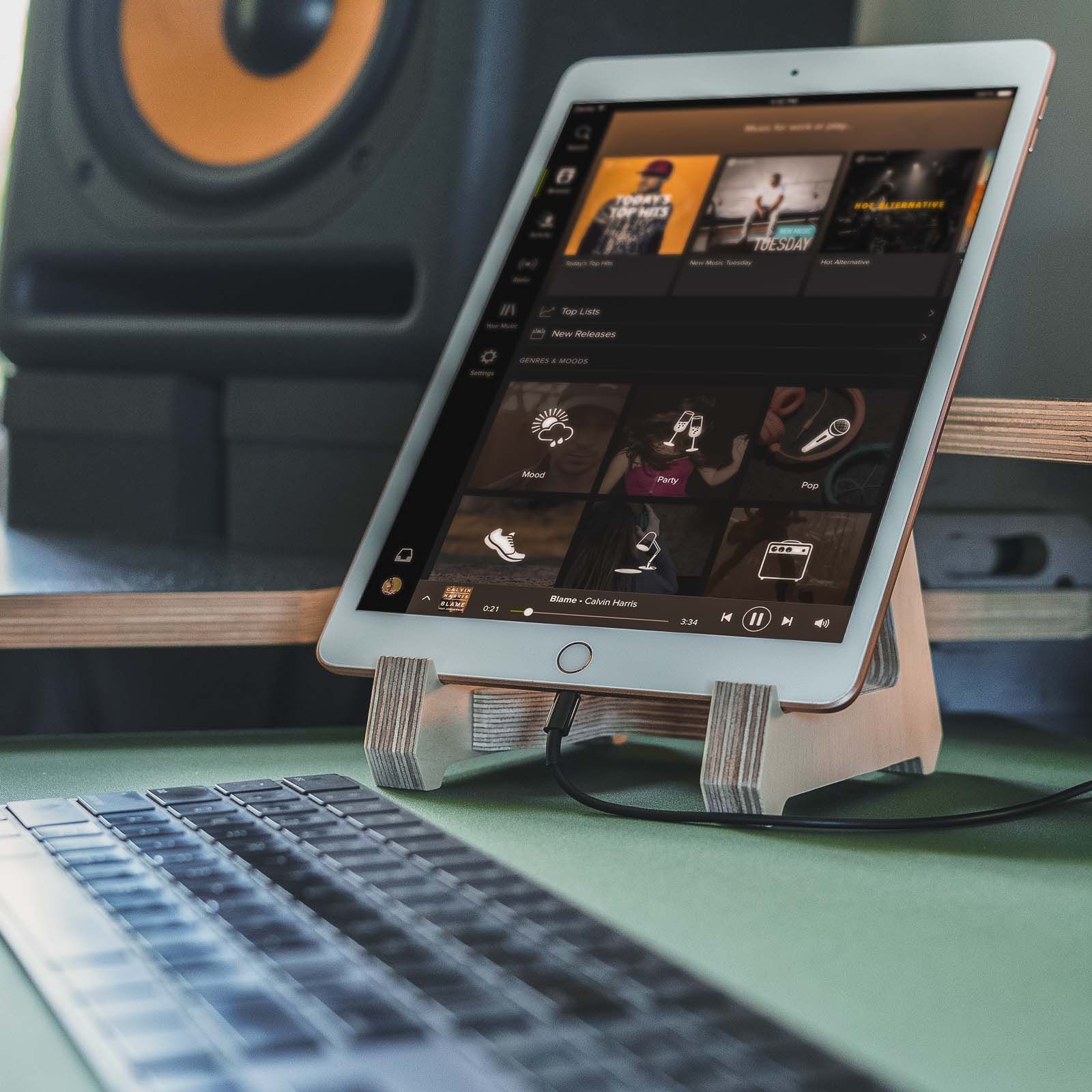 Birch Tablet Stand & Phone Stand - - Work From Home Desks