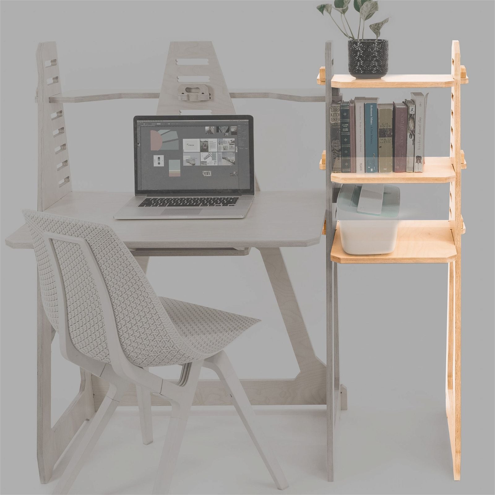 Book Shelf Module - - Work From Home Desks