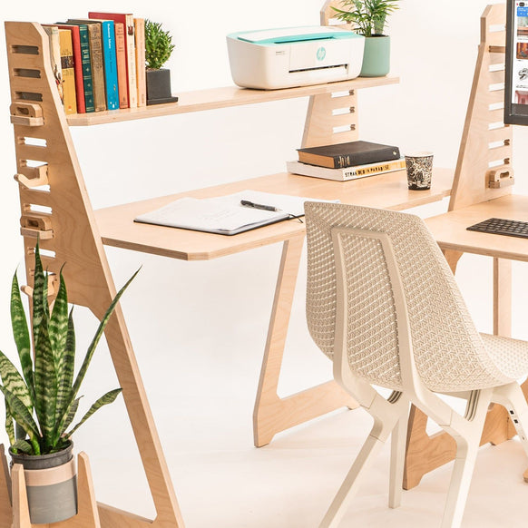 Creators L Corner Desk with noho move chair - - Work From Home Desks