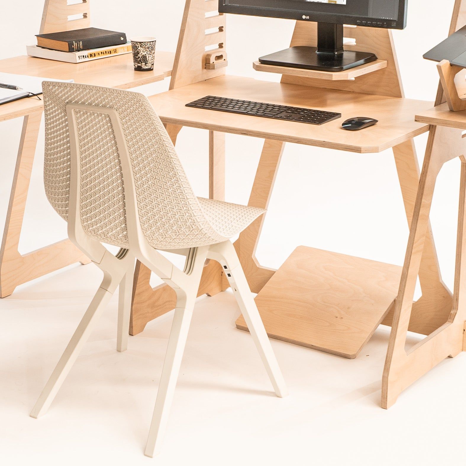 Creators L Corner Desk with noho move chair - - Work From Home Desks