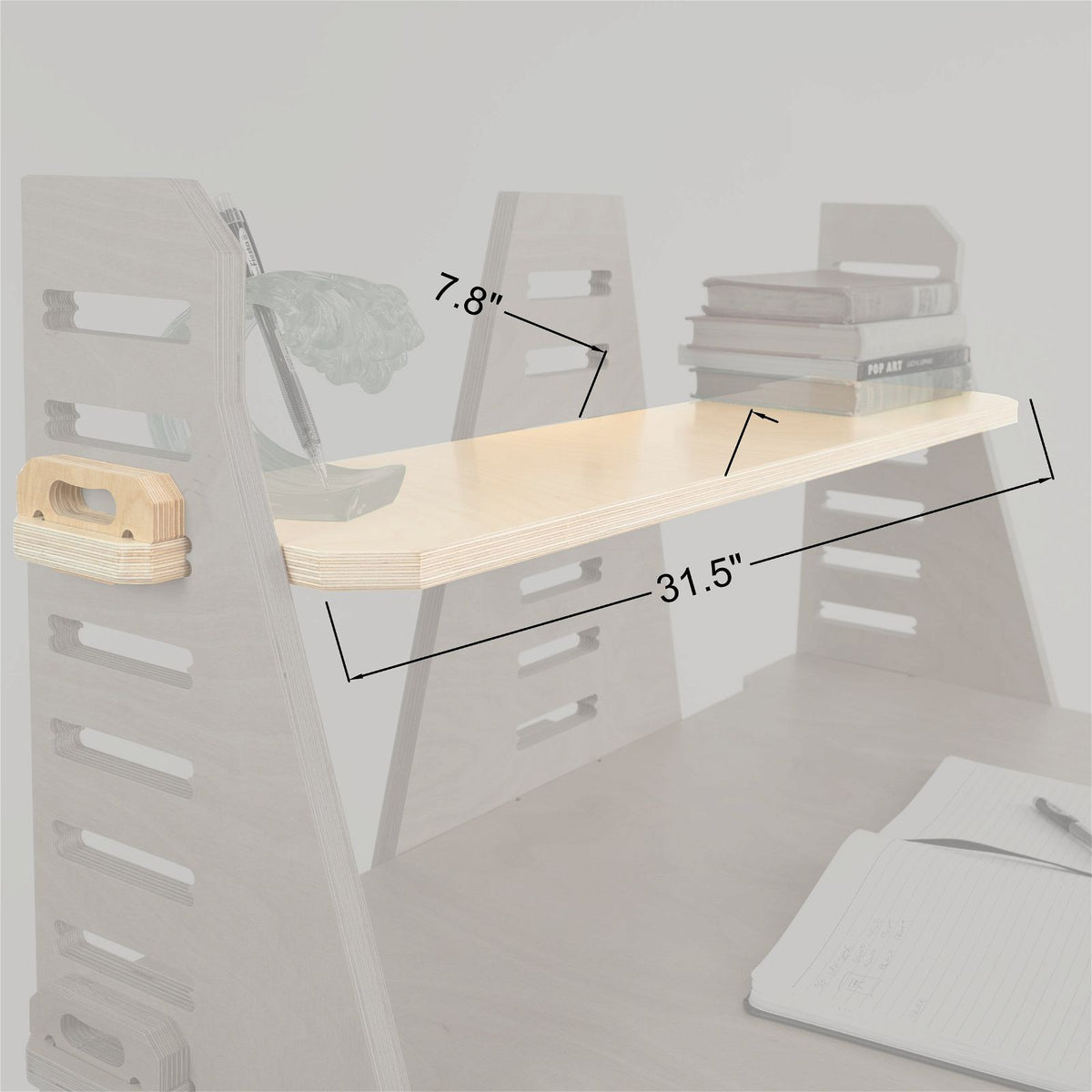 WFH Desk Accessories - Front Shelf | Work From Home Desks | Work