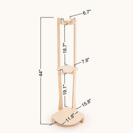 Japandi Corner Plant Stand - - Work From Home Desks
