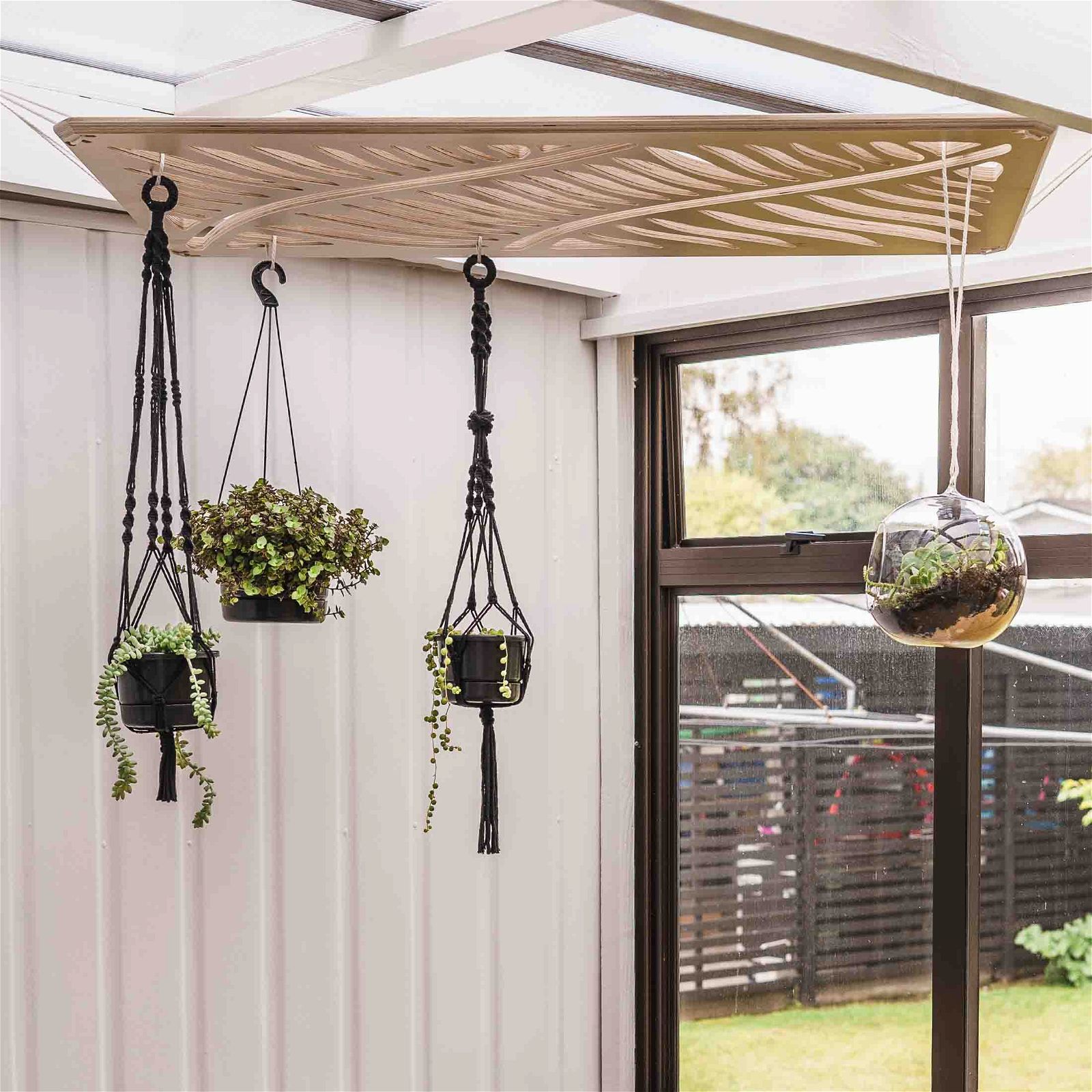 Japandi Plant Chandelier - - Work From Home Desks