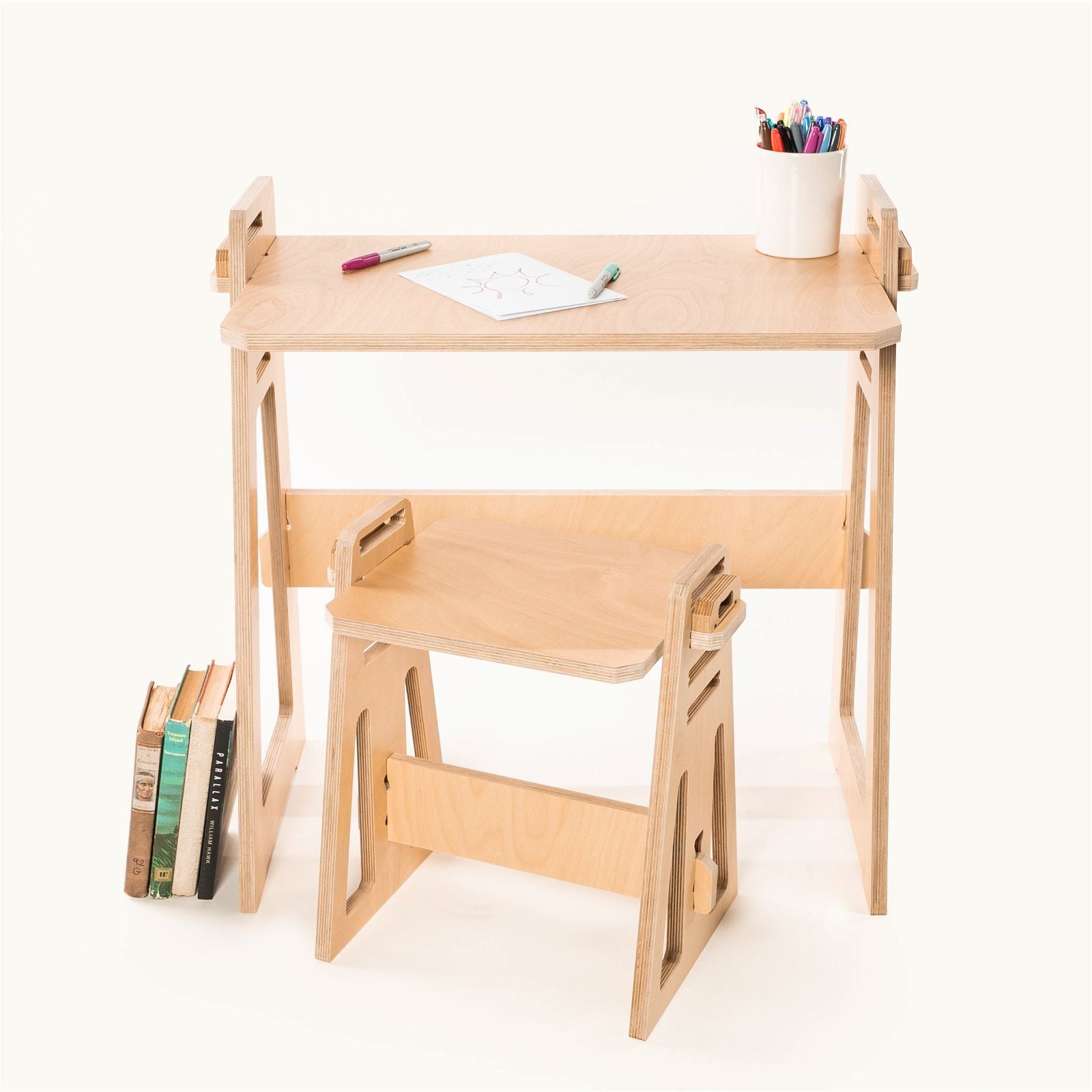 Kids at Home Desk & Stool - - Work From Home Desks