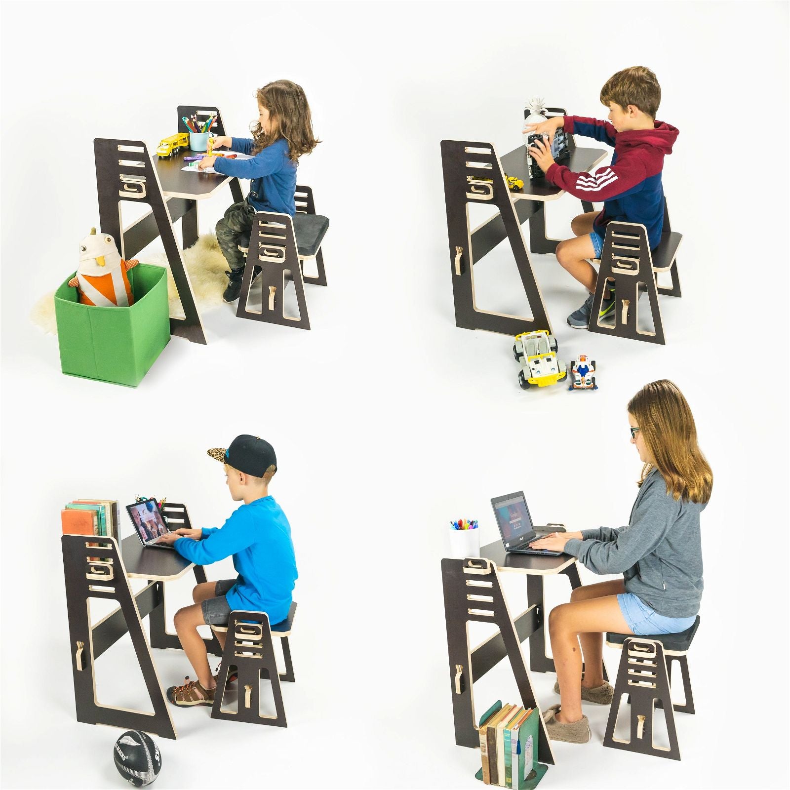 Kids at Home Desk & Stool - - Work From Home Desks