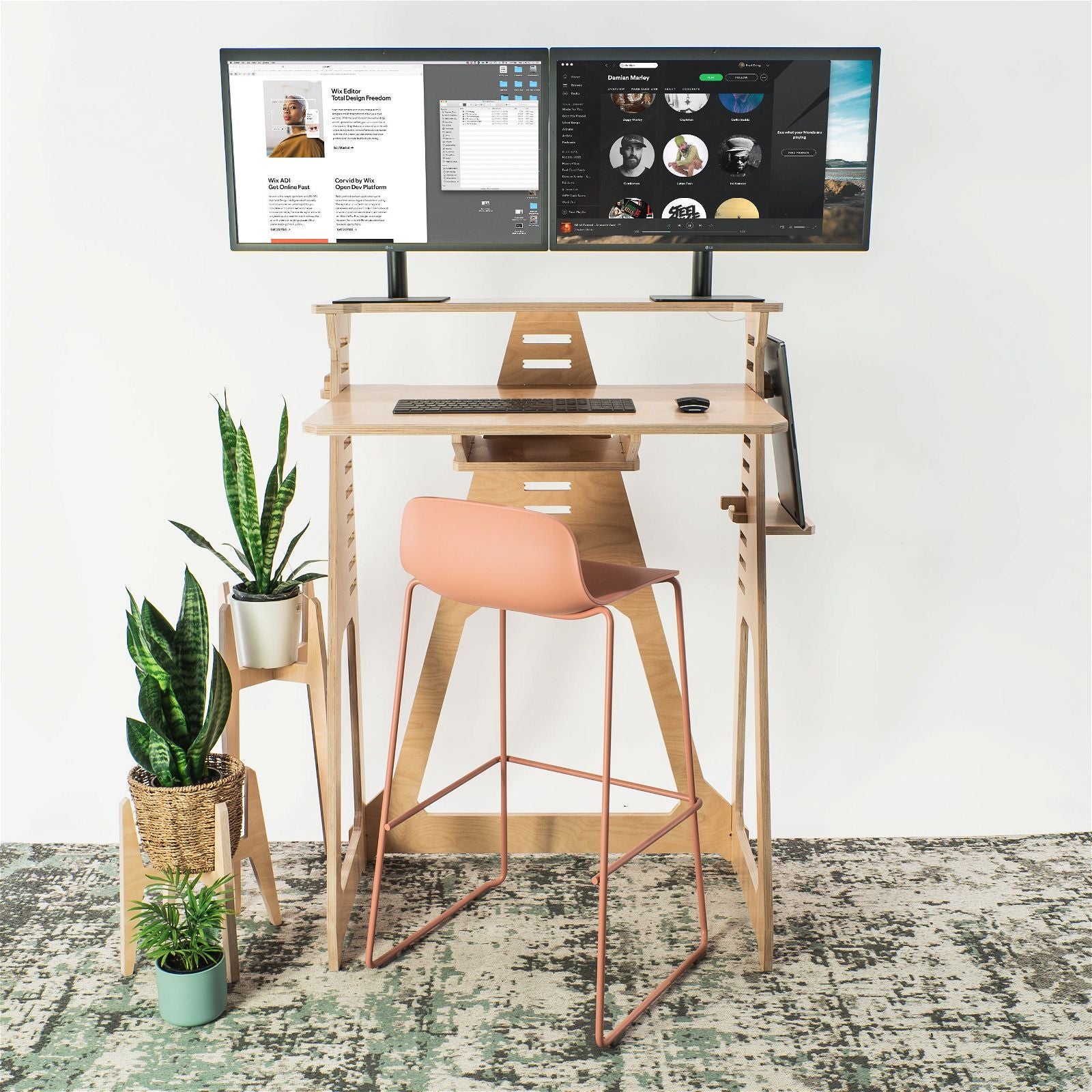 Laptop Docking Wing - - Work From Home Desks