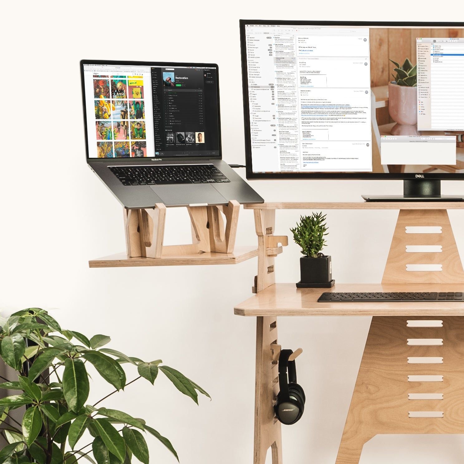 Laptop Lifter Wing - - Work From Home Desks