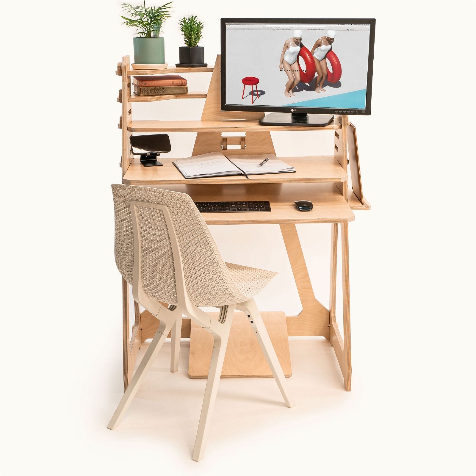 Mid Shelf - - Work From Home Desks