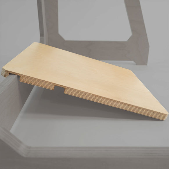 Sitting Desk with shelves and noho move chair - - Work From Home Desks