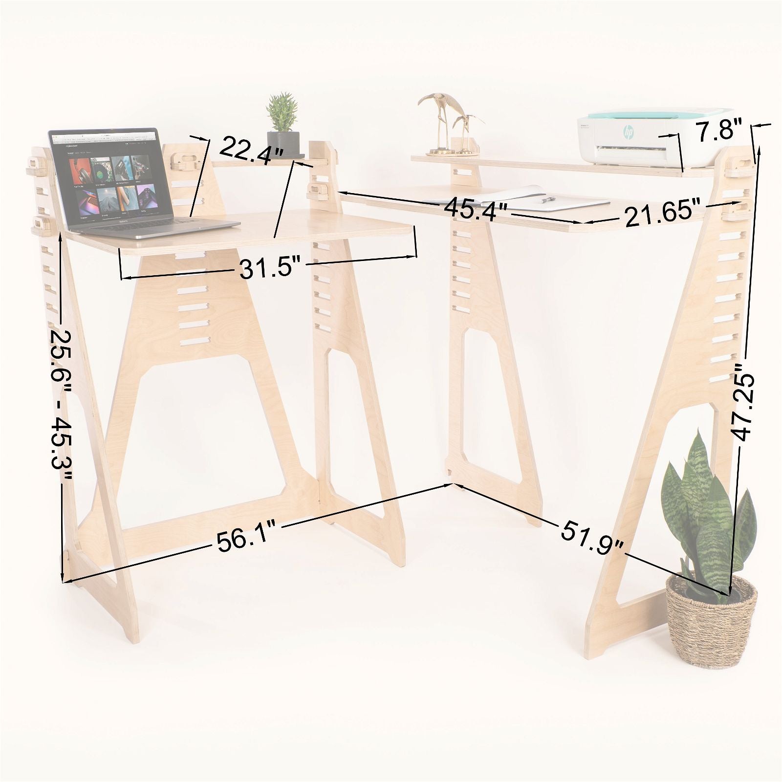 WFH Corner Desk - - Work From Home Desks