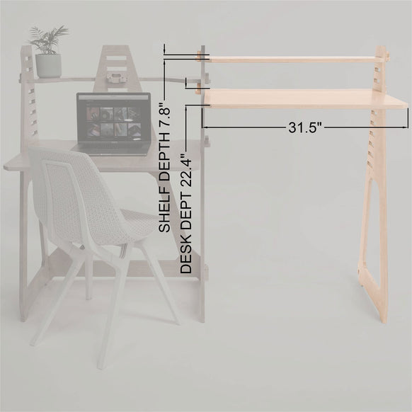 WFH Double Wide Desk Module - - Work From Home Desks