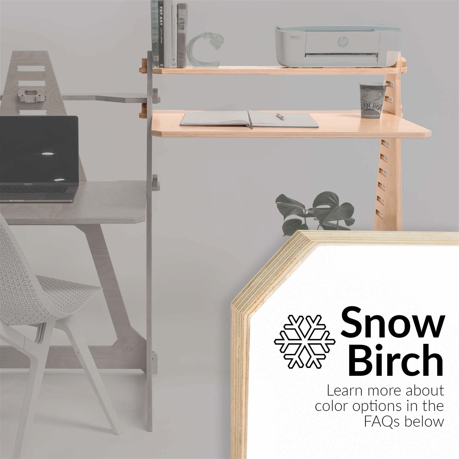 WFH Double Wide Desk Module - - Work From Home Desks