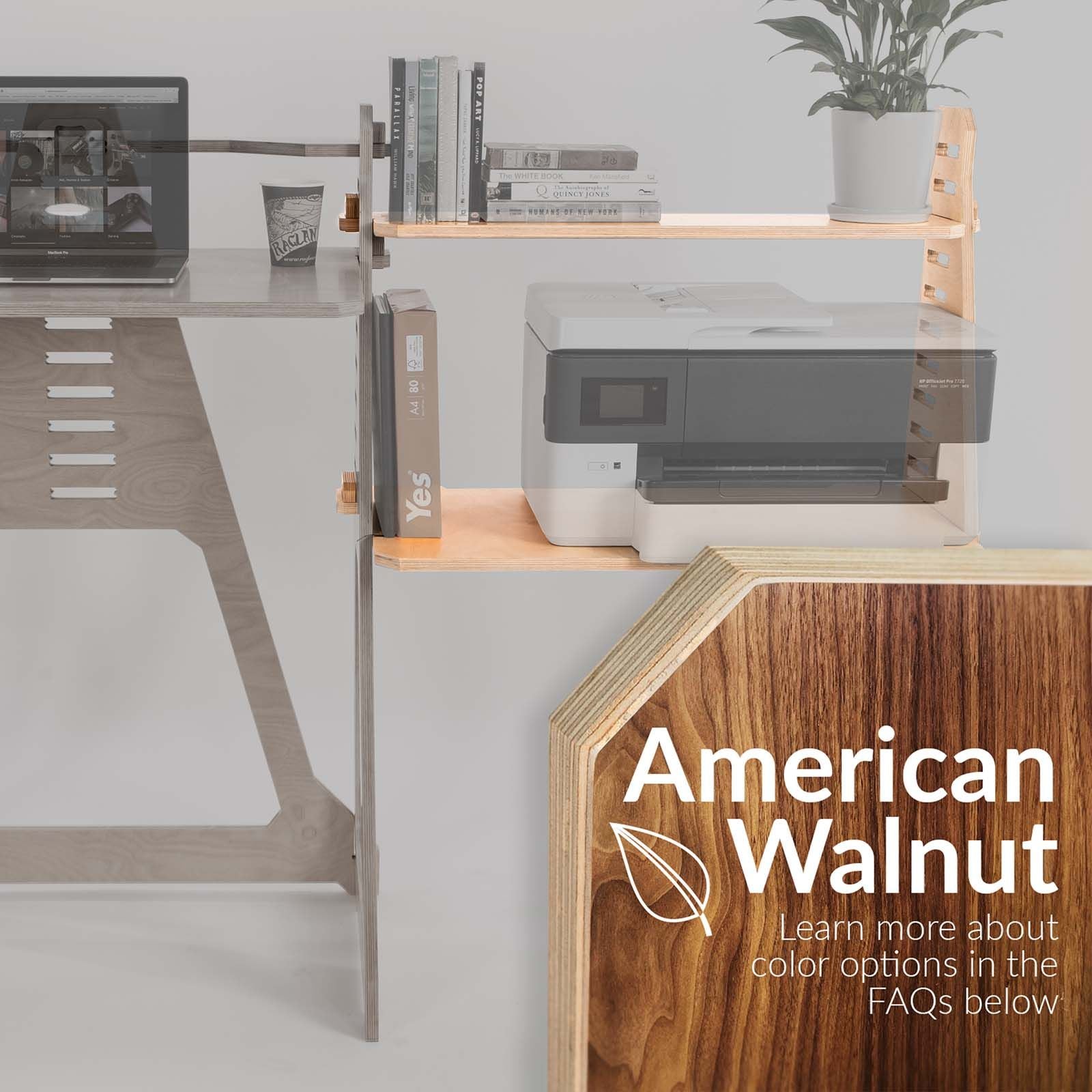 WFH Side Shelf Module - - Work From Home Desks