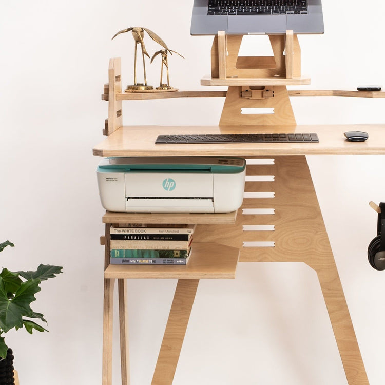 2x Wing Shelves -  - Work From Home Desks                                    