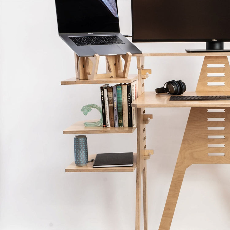 2x Wing Shelves -  - Work From Home Desks                                    