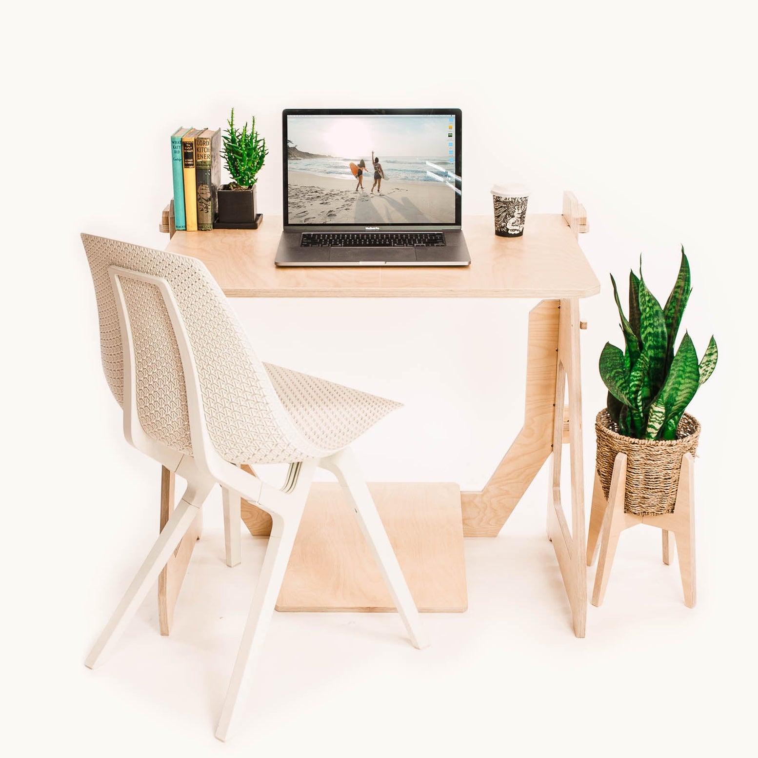 WFH Sitting Desk + Footrest