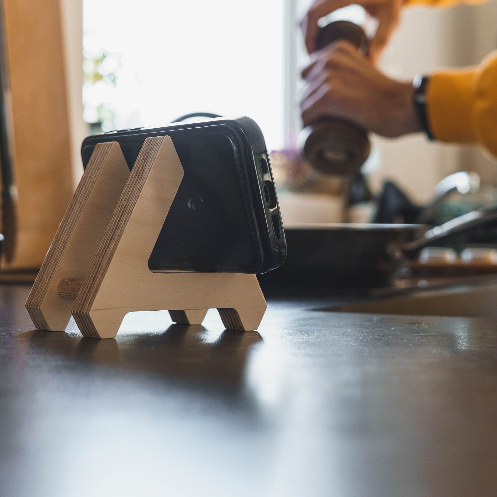Birch Phone Stand -  - Work From Home Desks                                    