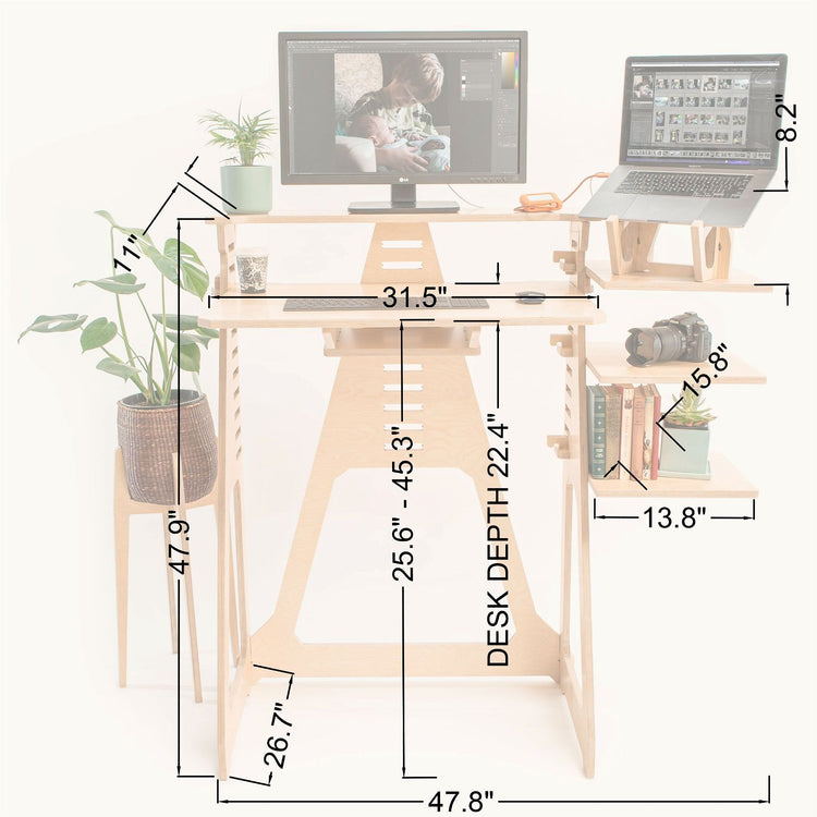 Creators Stand Up Desk -  - Work From Home Desks                                    