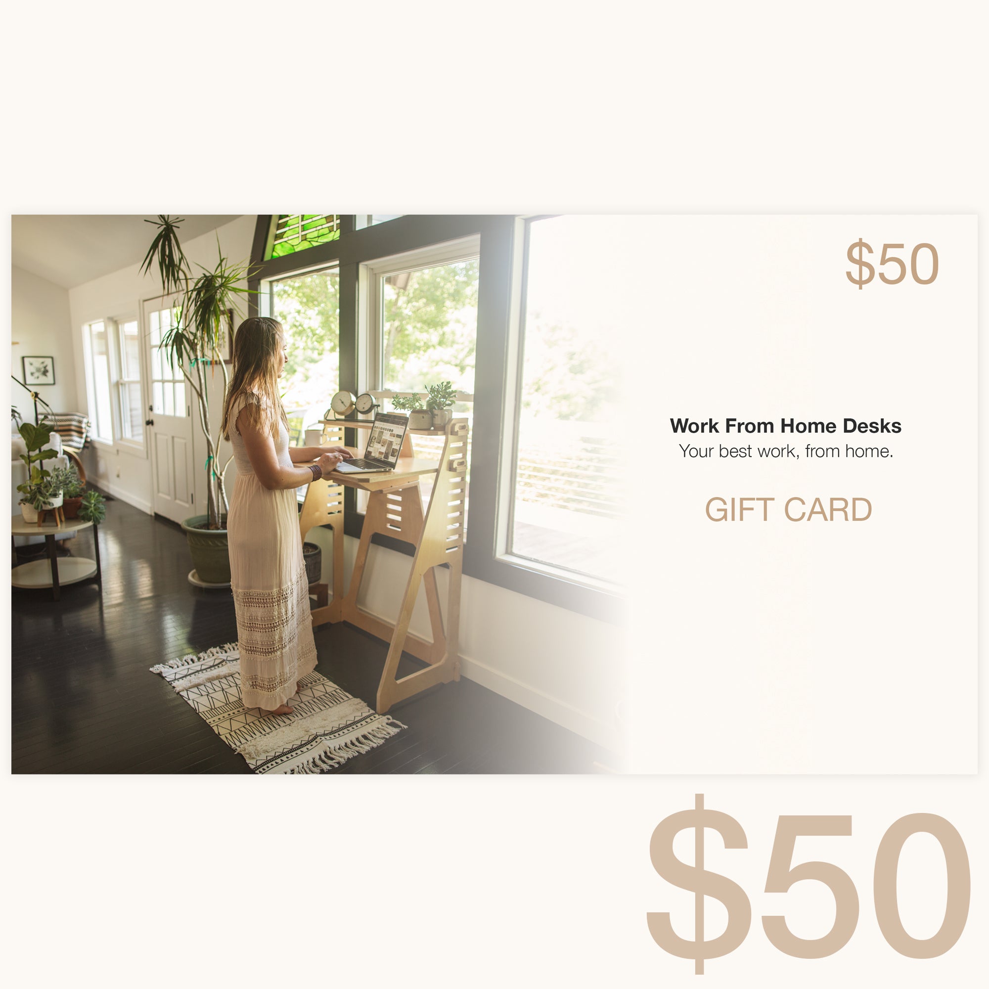 Work From Home Desks Gift Card