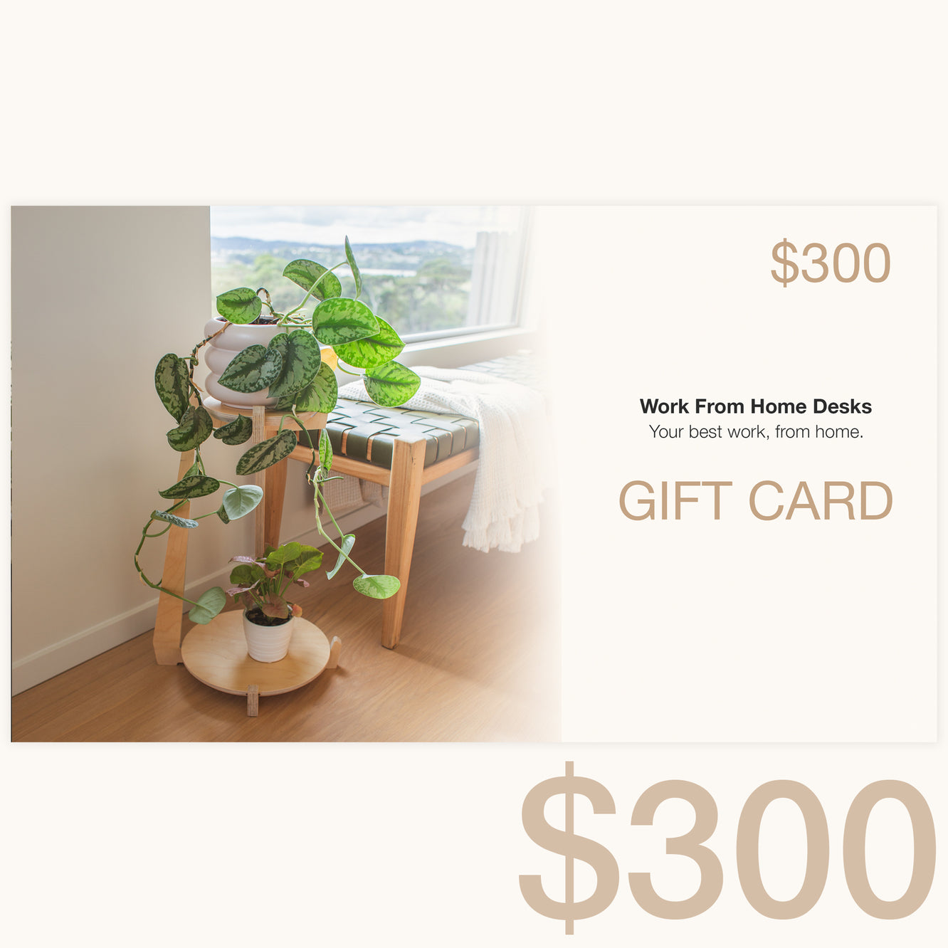 Japandi Plant Stand Gift Card