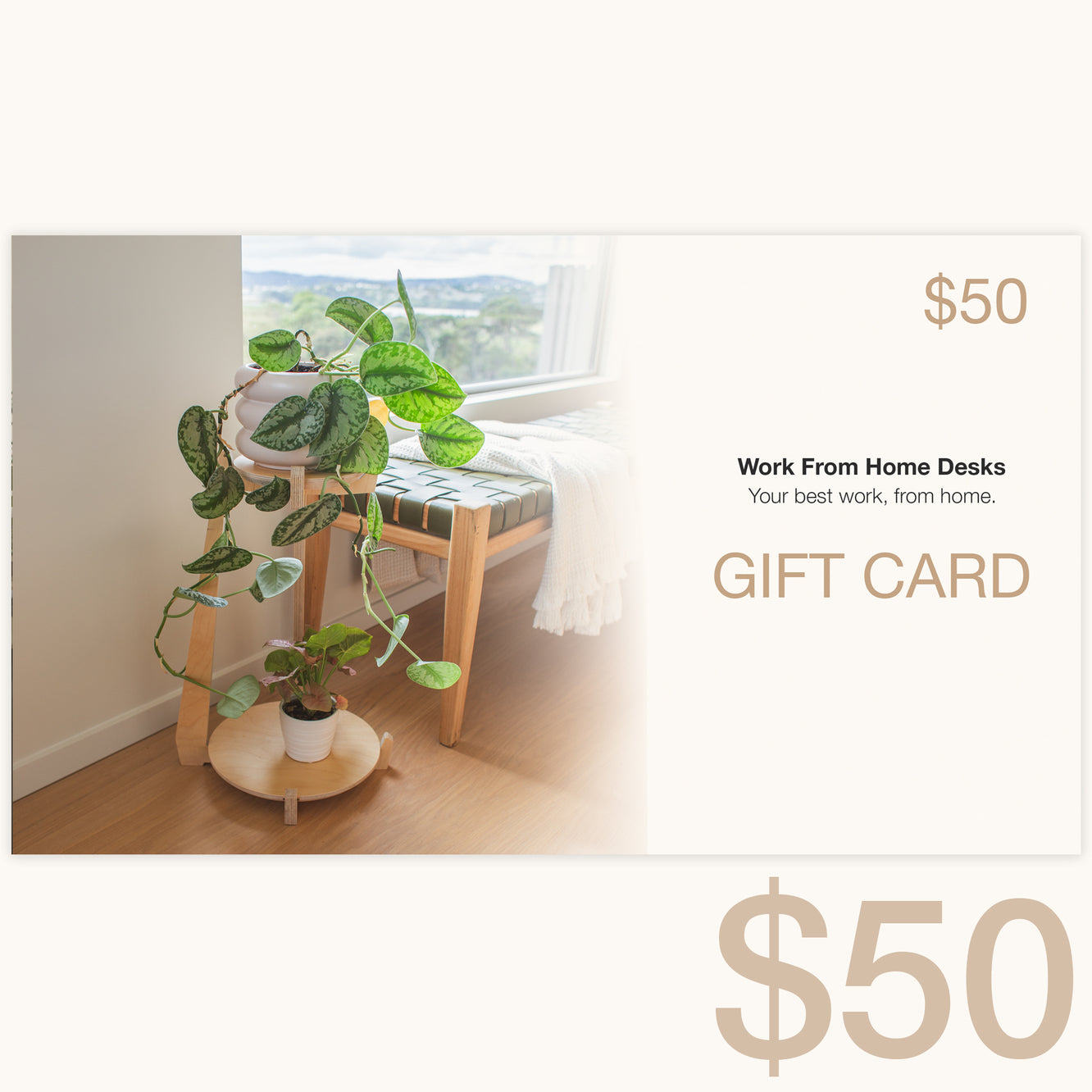 Japandi Plant Stand Gift Card