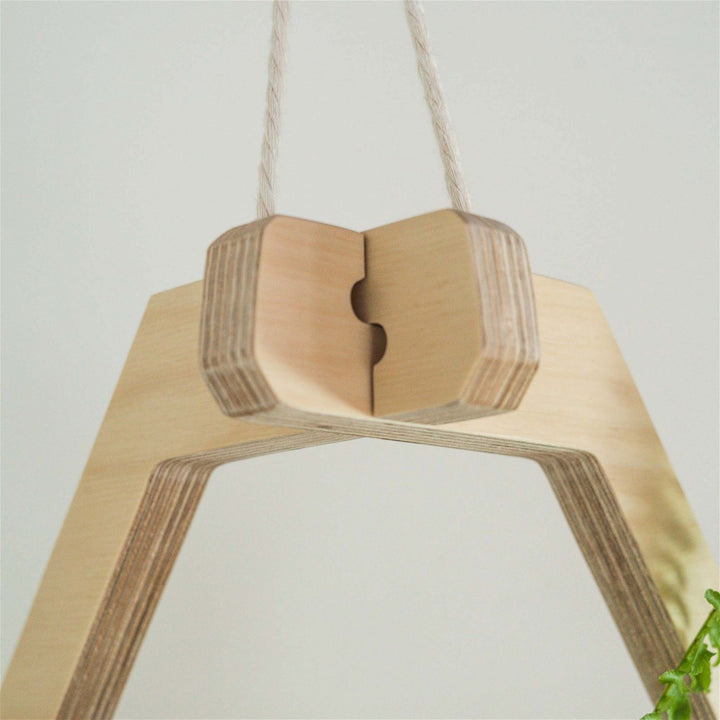 Japandi Hanging Plant Stand -  - Work From Home Desks                                    