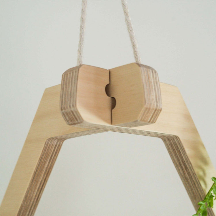 Japandi Hanging Plant Stand -  - Work From Home Desks                                    