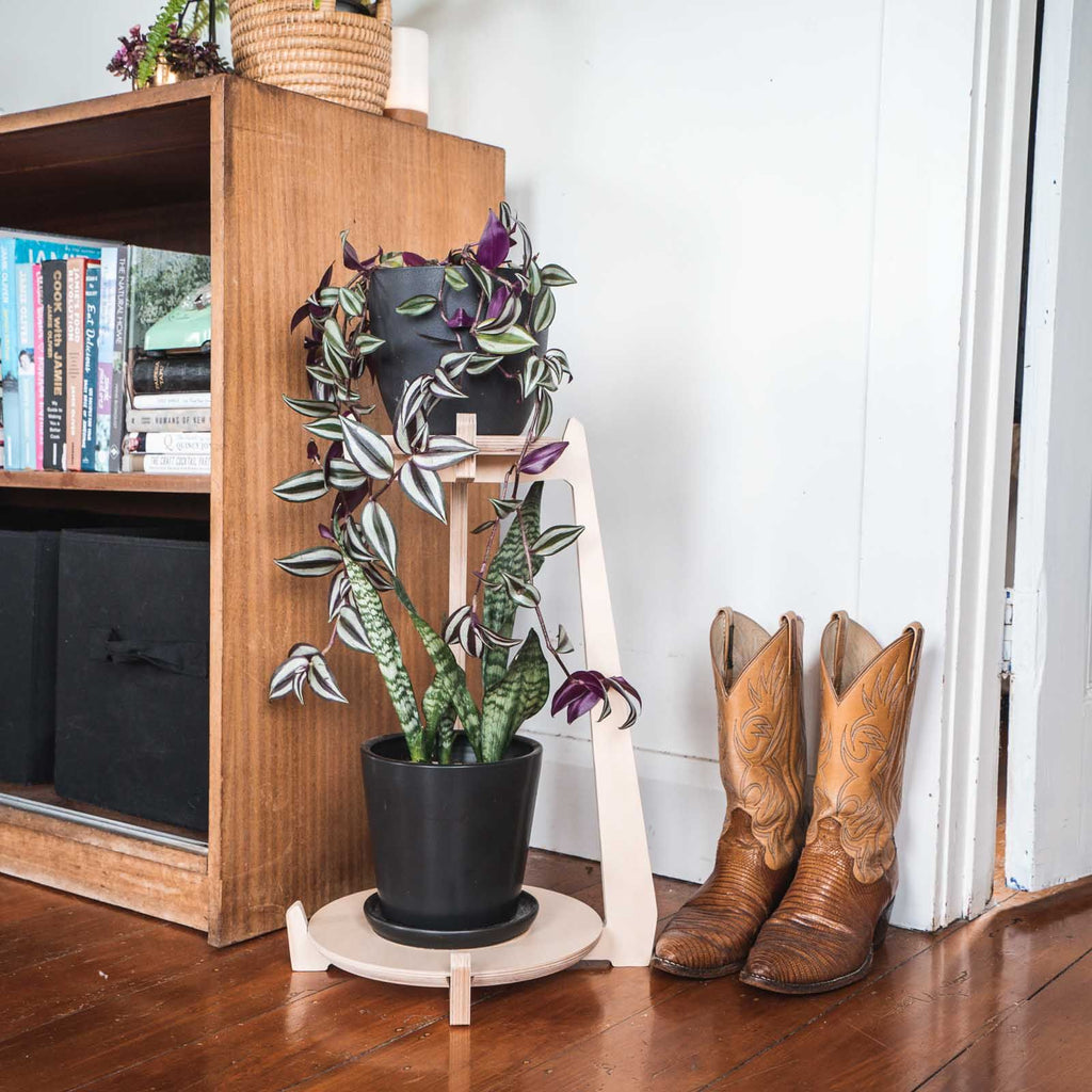 Japandi Tiered Plant Stand -  - Work From Home Desks                                    
