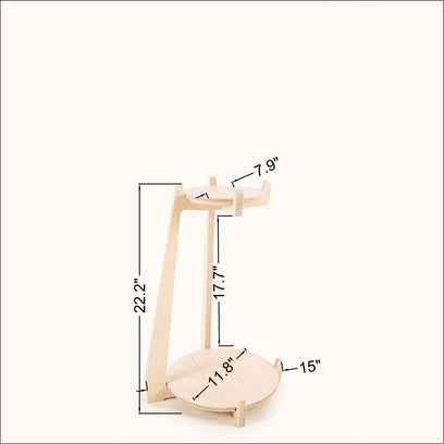 Japandi Tiered Plant Stand -  - Work From Home Desks                                    