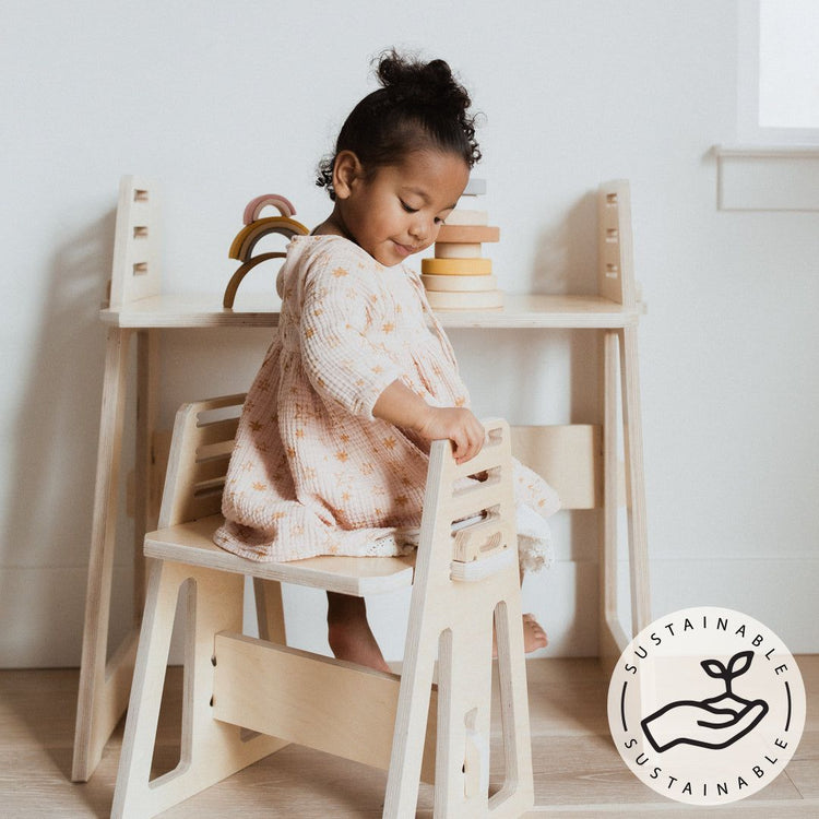 Kids at Home Desk & Stool -  - Work From Home Desks                                    