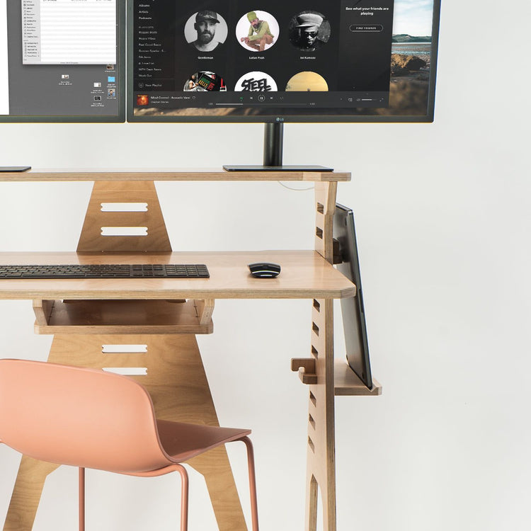 Laptop Docking Wing -  - Work From Home Desks                                    