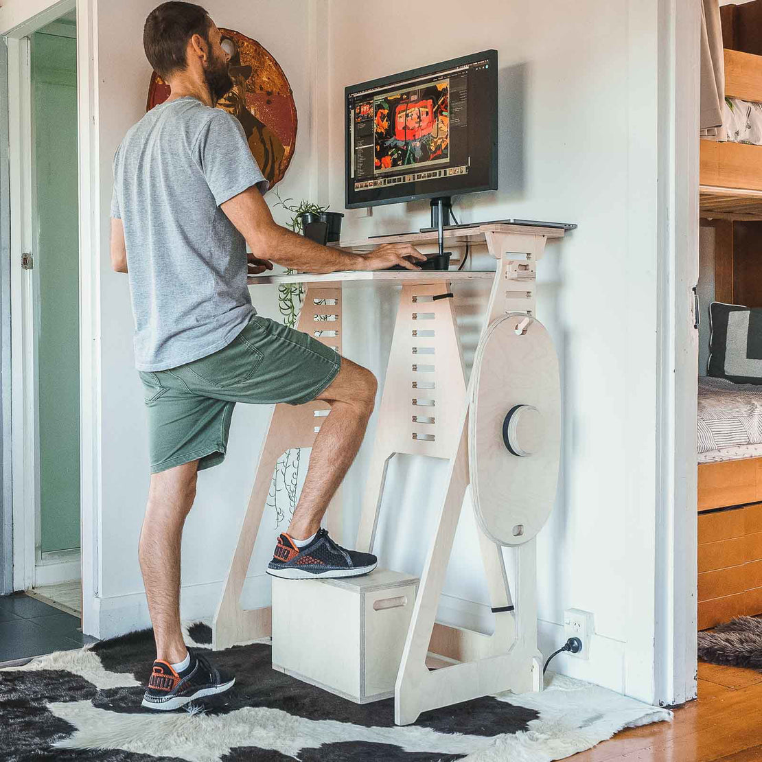 Checkboard Moveable Move Board | Balance Board for Standing Desks | Work From Home Desks