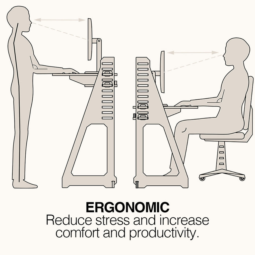 WFH Desk + 2 Hooks -  - Work From Home Desks                                    