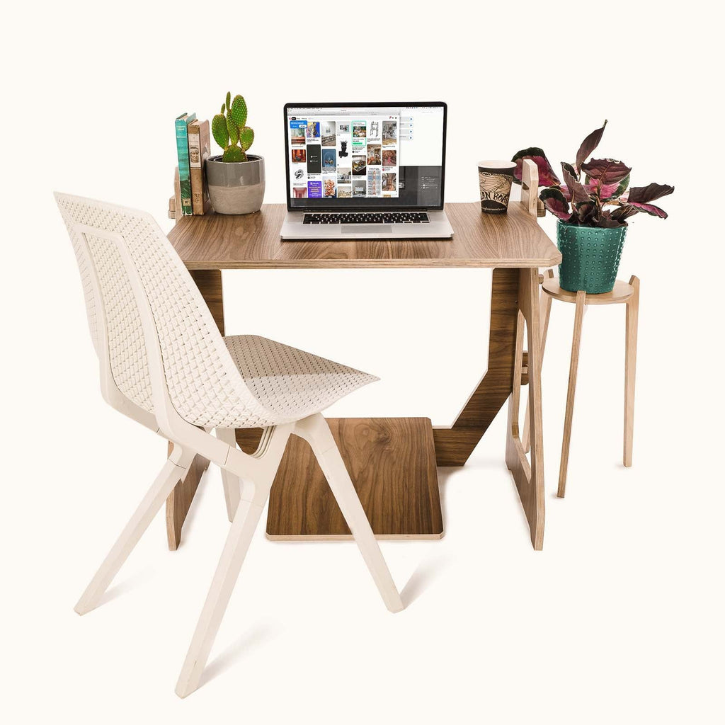 WFH Sitting Desk + Footrest -  - Work From Home Desks                                    