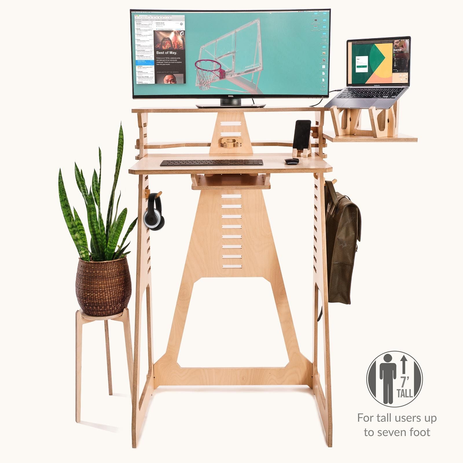 WFH Tall Standing Desk -  - Work From Home Desks                                    