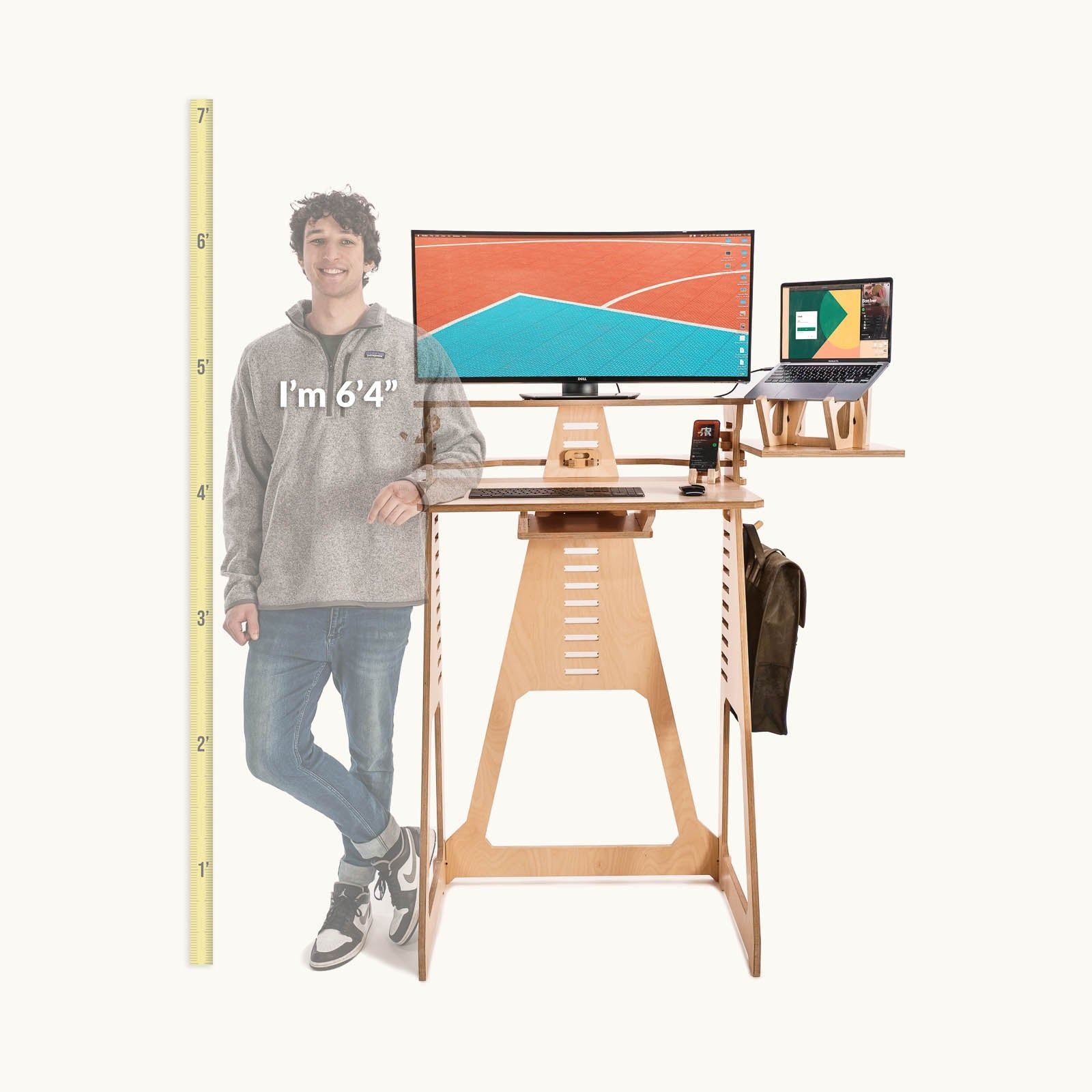 WFH Tall Standing Desk -  - Work From Home Desks                                    
