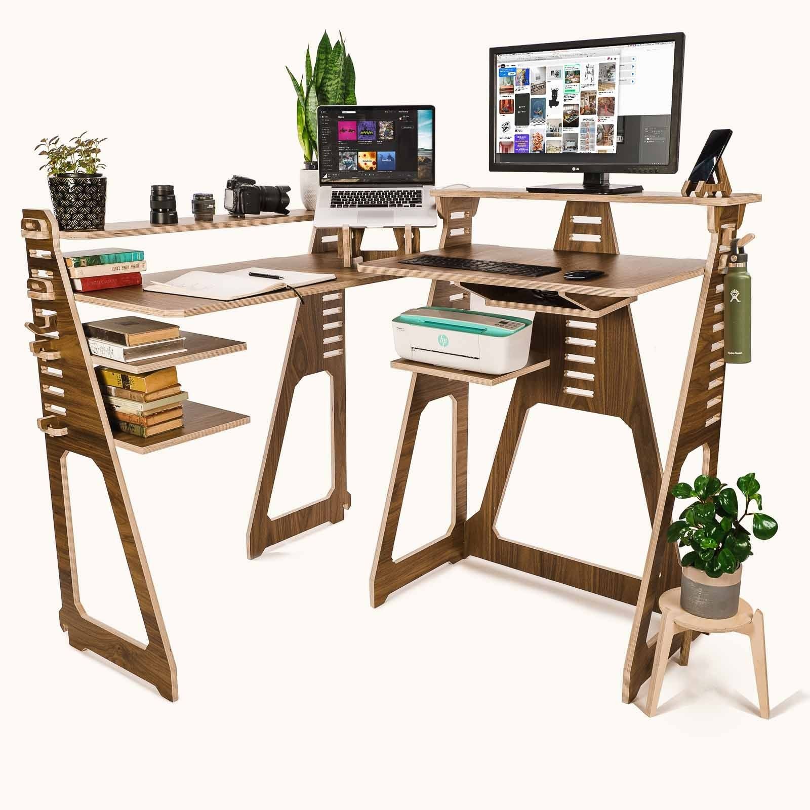 XL Creative Corner Standing Workstation -  - Work From Home Desks                                    
