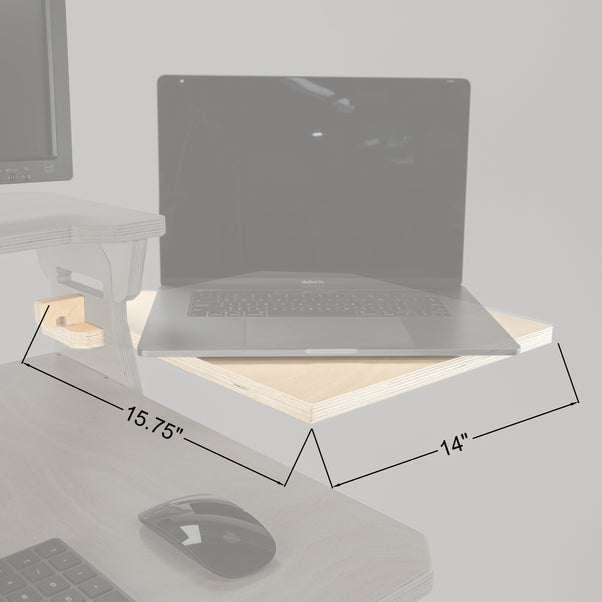 Laptop Lifter Wing & Two Wing Shelves